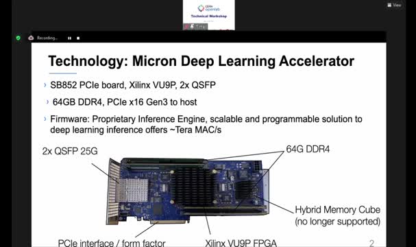 Deep learning for the CMS experiment using the Micron DLA - CERN ...