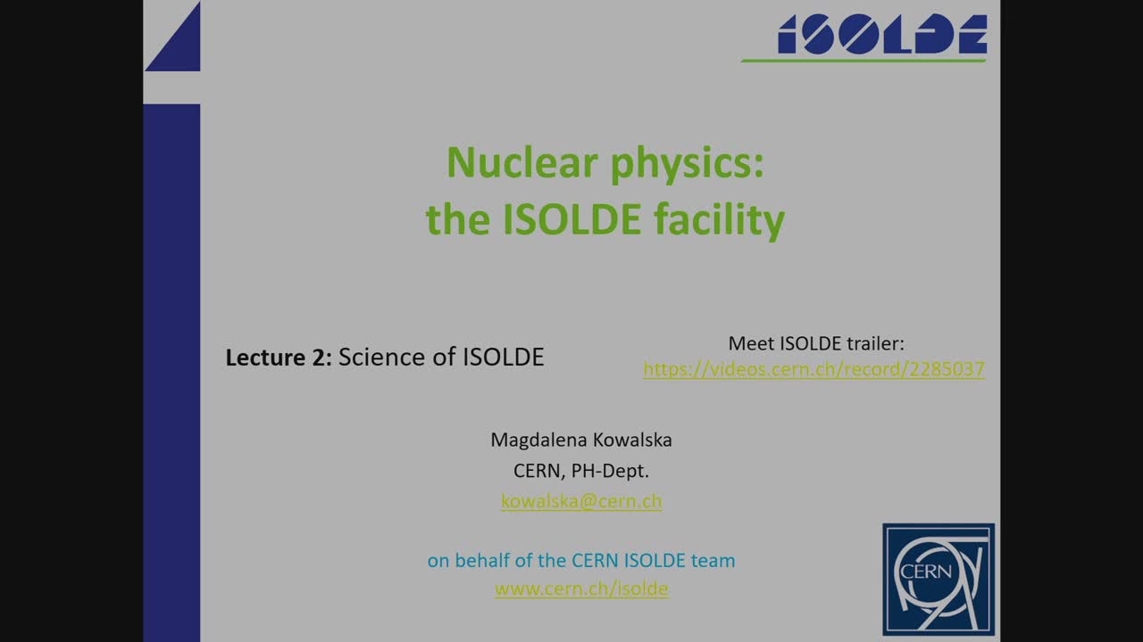 Nuclear Physics at CERN 2/2 - CERN Document Server