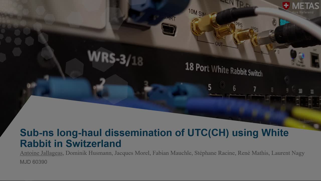 Sub-ns long-haul dissemination of UTC(CH) using White Rabbit in ...